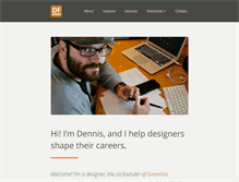Tablet Screenshot of iamdennisfield.com